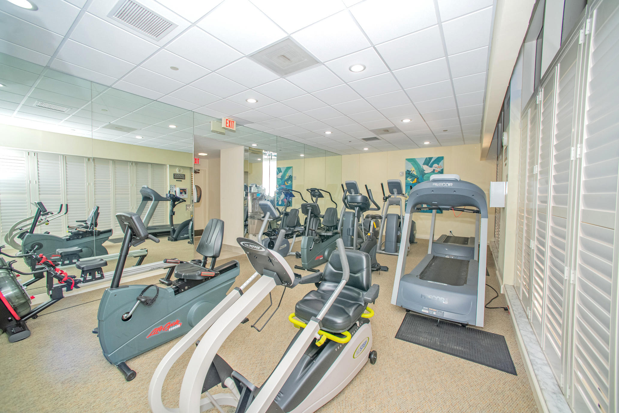 4201 North Ocean Boulevard, Unit 307 Boca Raton, FL 33431 - Photo 4 of 38 a view of a room with gym equipment