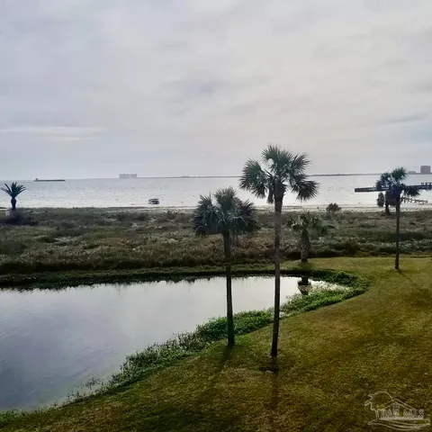 a view of lake with mountain view