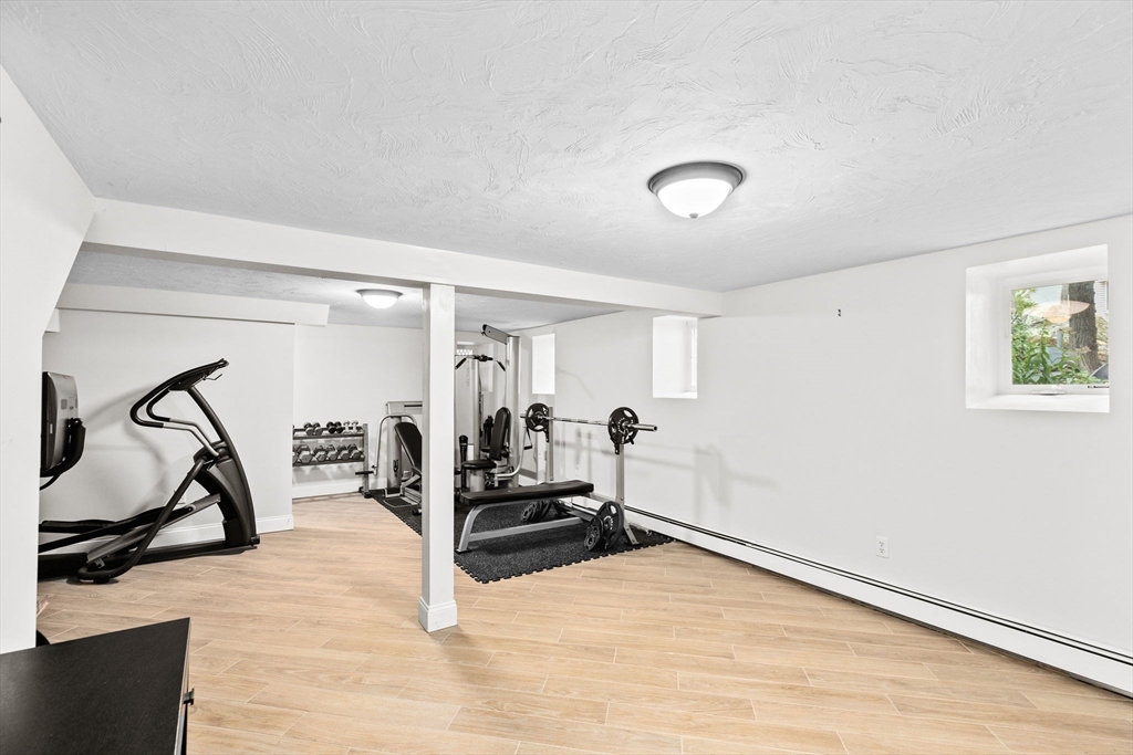8 Hayes Road Hingham, MA 02043 - Photo 17 of 25 a view of a room with gym equipment