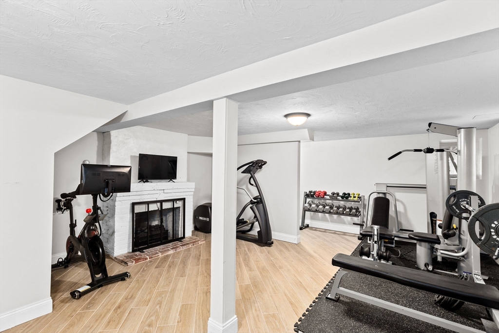 8 Hayes Road Hingham, MA 02043 - Photo 18 of 25 a view of a room with gym equipment