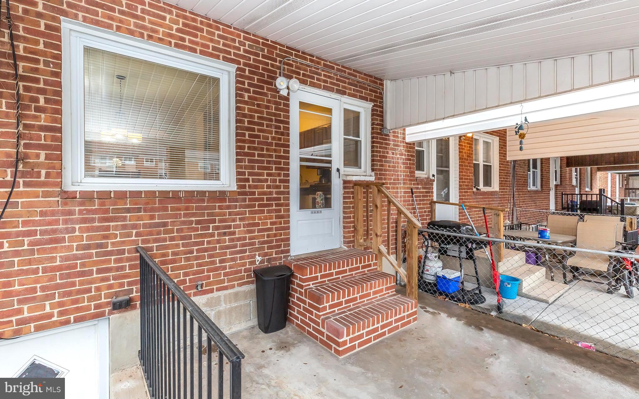 1957 Wareham Road Baltimore, MD 21222 - Photo 31 of 37 Covered Rear Patio