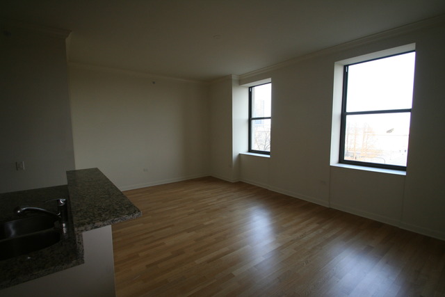 310 South Michigan Avenue, Unit 501 Chicago, IL 60604 - Photo 4 of 8 a view of wooden floor and windows in a room