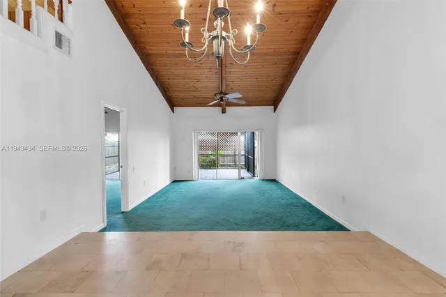 a view of a room with a utility room