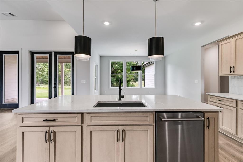 728 Lake Cir Road Buchanan, GA 30113 - Photo 17 of 50 a kitchen with a sink and large window