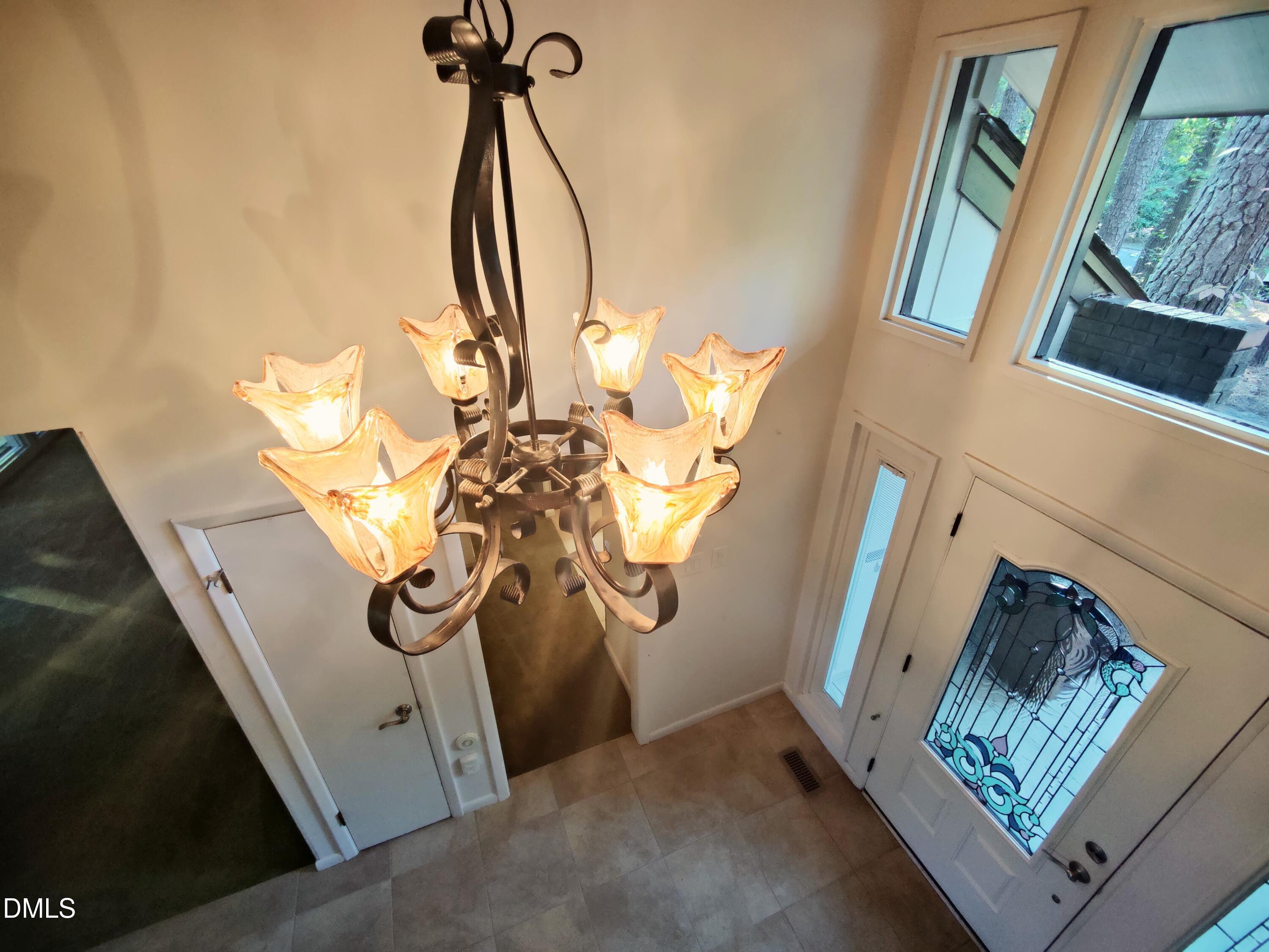 5008 Butternut Road Durham, NC 27707 - Photo 46 of 70 Foyer Fixture from Second Floor