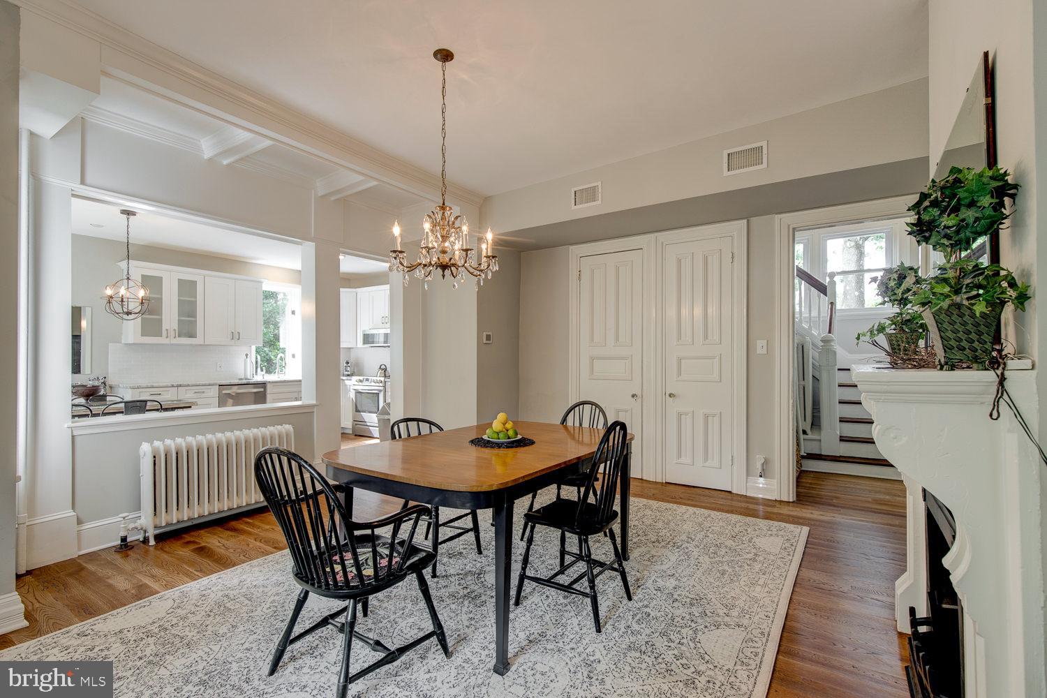 7 Kershaw Road Wallingford, PA 19086 - Photo 9 of 39 Formal Dining Room Open to Kitchen