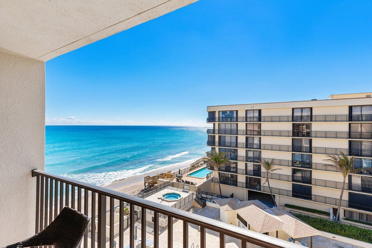3610 South Ocean Boulevard, Unit 502 South Palm Beach, FL 33480 - Photo 1 of 51 a view of balcony with ocean view