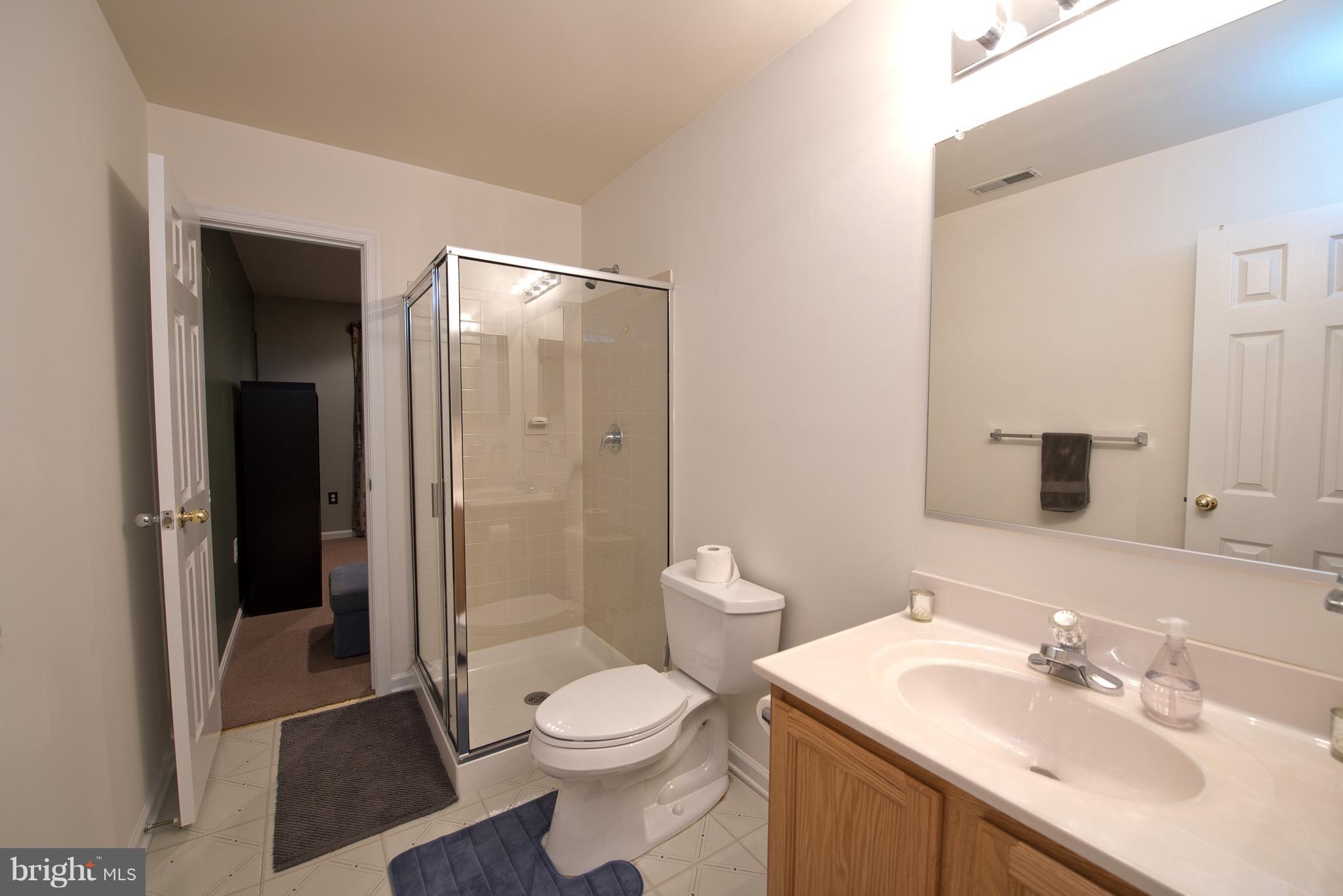 6163 Good Hunters Ride Columbia, MD 21045 - Photo 25 of 30 a bathroom with a sink a toilet a mirror and shower