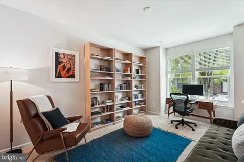 a outdoor view with a sitting space