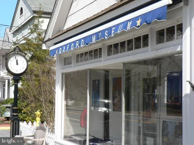 a front view of a building