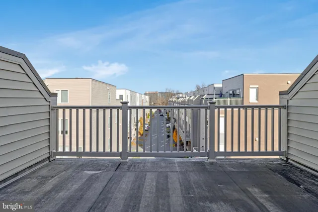a view of a roof deck