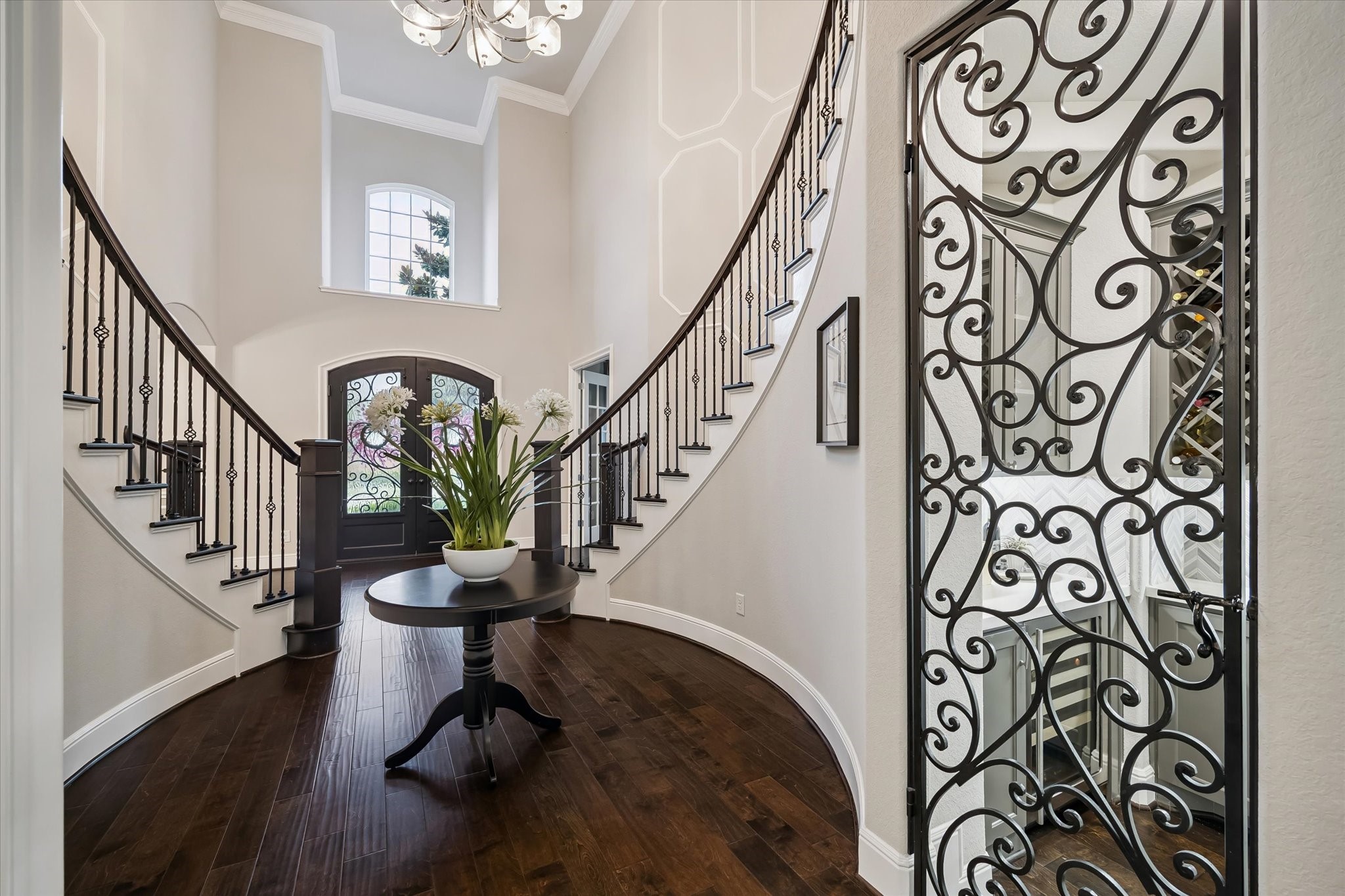 4011 Pleasant Ridge Drive Spring, TX 77386 - Photo 7 of 48 Wine grotto with custom iron door
