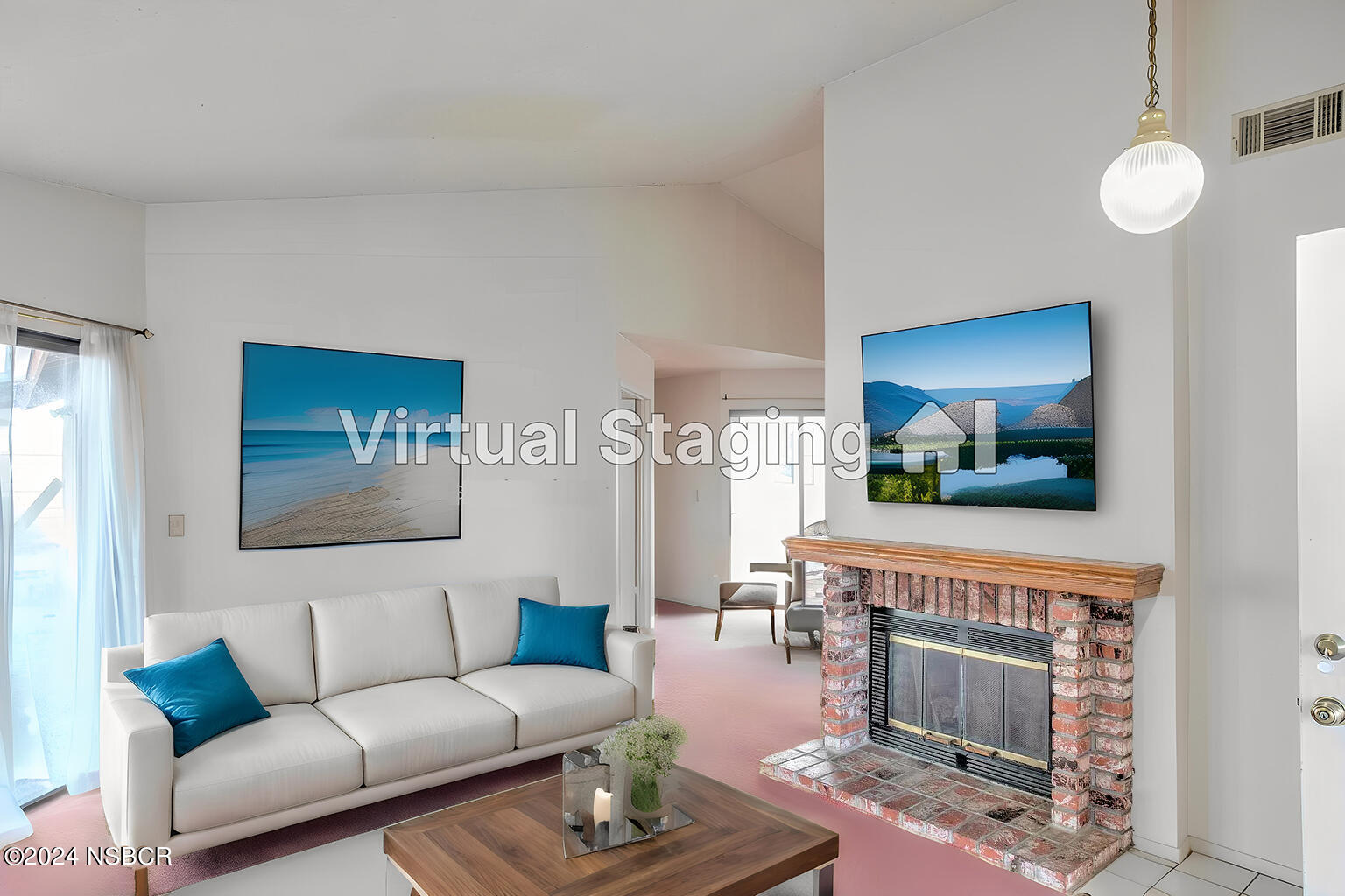 1352 Viola Way Lompoc, CA 93436 - Photo 4 of 30 a living room with furniture a fireplace and a window