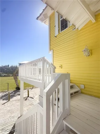 a view of front door of house