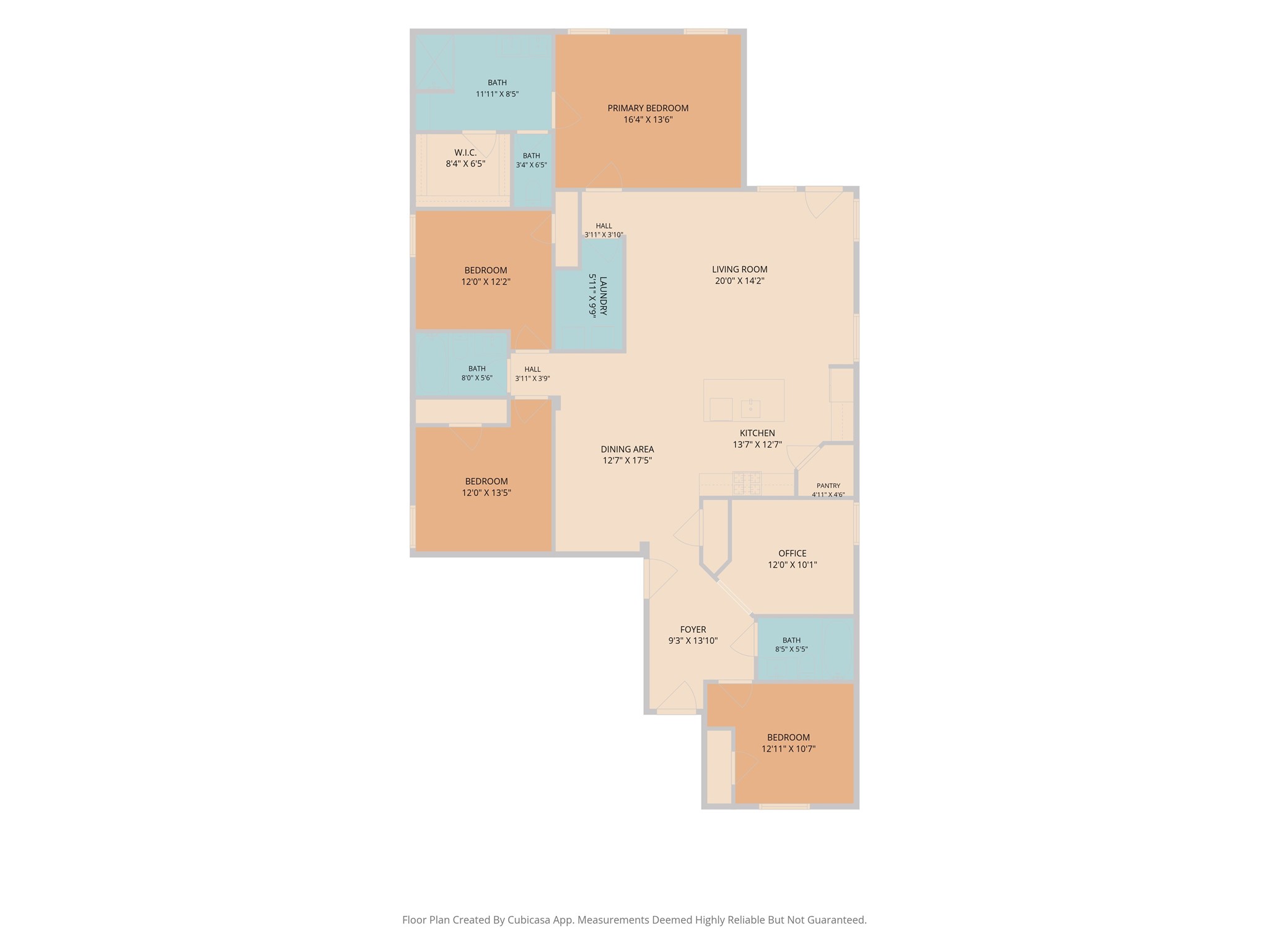 102 Johnson Draw Road Hutto, TX 78634 - Photo 28 of 30 An organized floor plan details a highly functional living layout with multiple bedrooms and bathrooms.