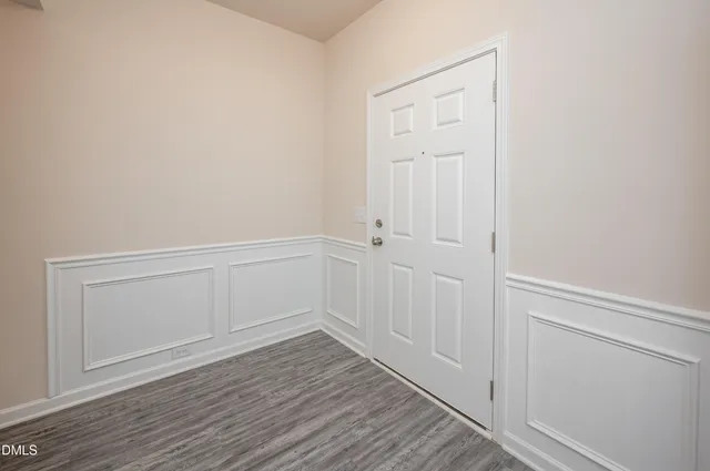 wooden floor in an empty room