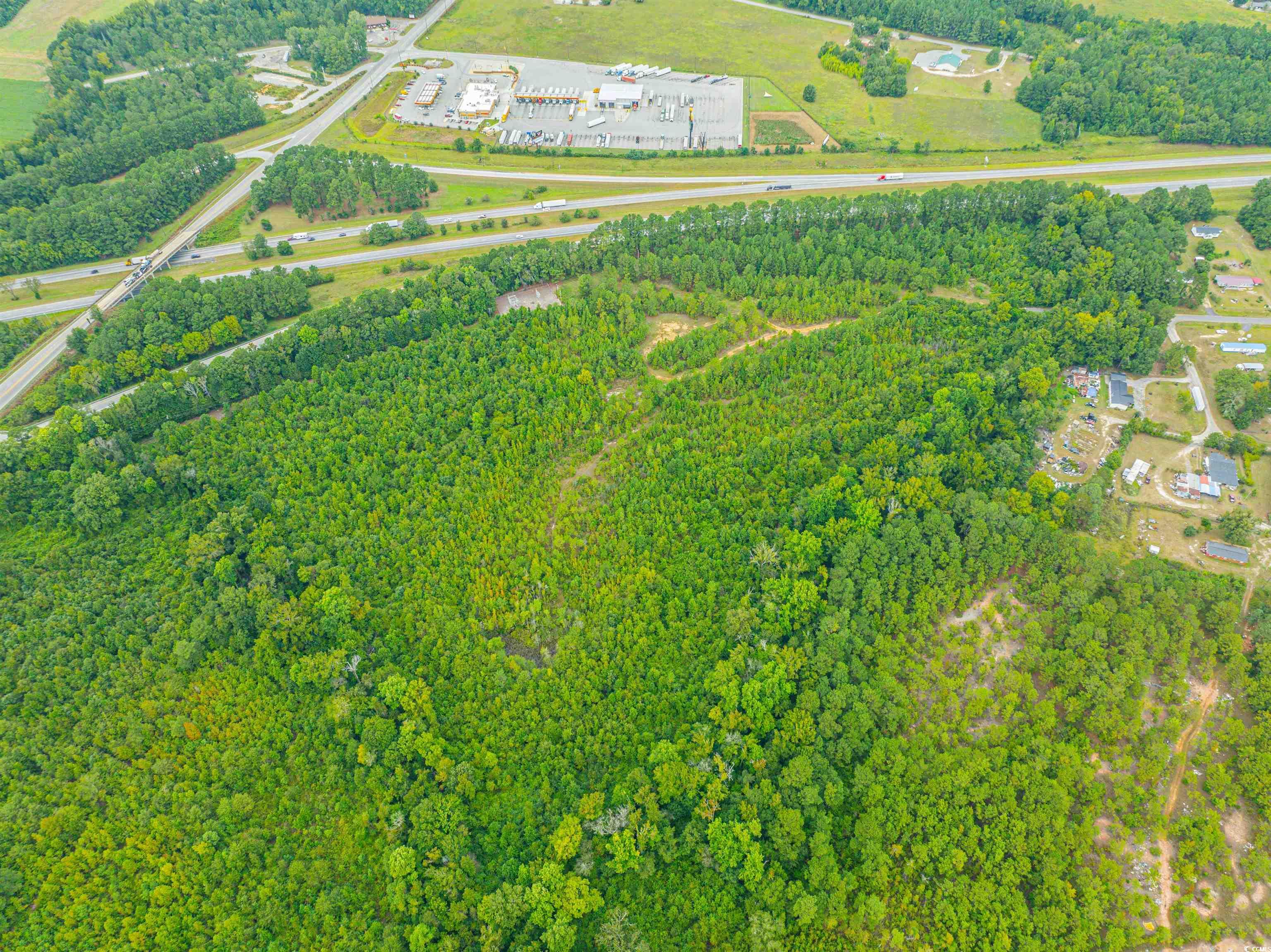 Tbd Buff Boulevard Summerton, SC 29148 - Photo 8 of 16 Aerial view of property's location with a heavily