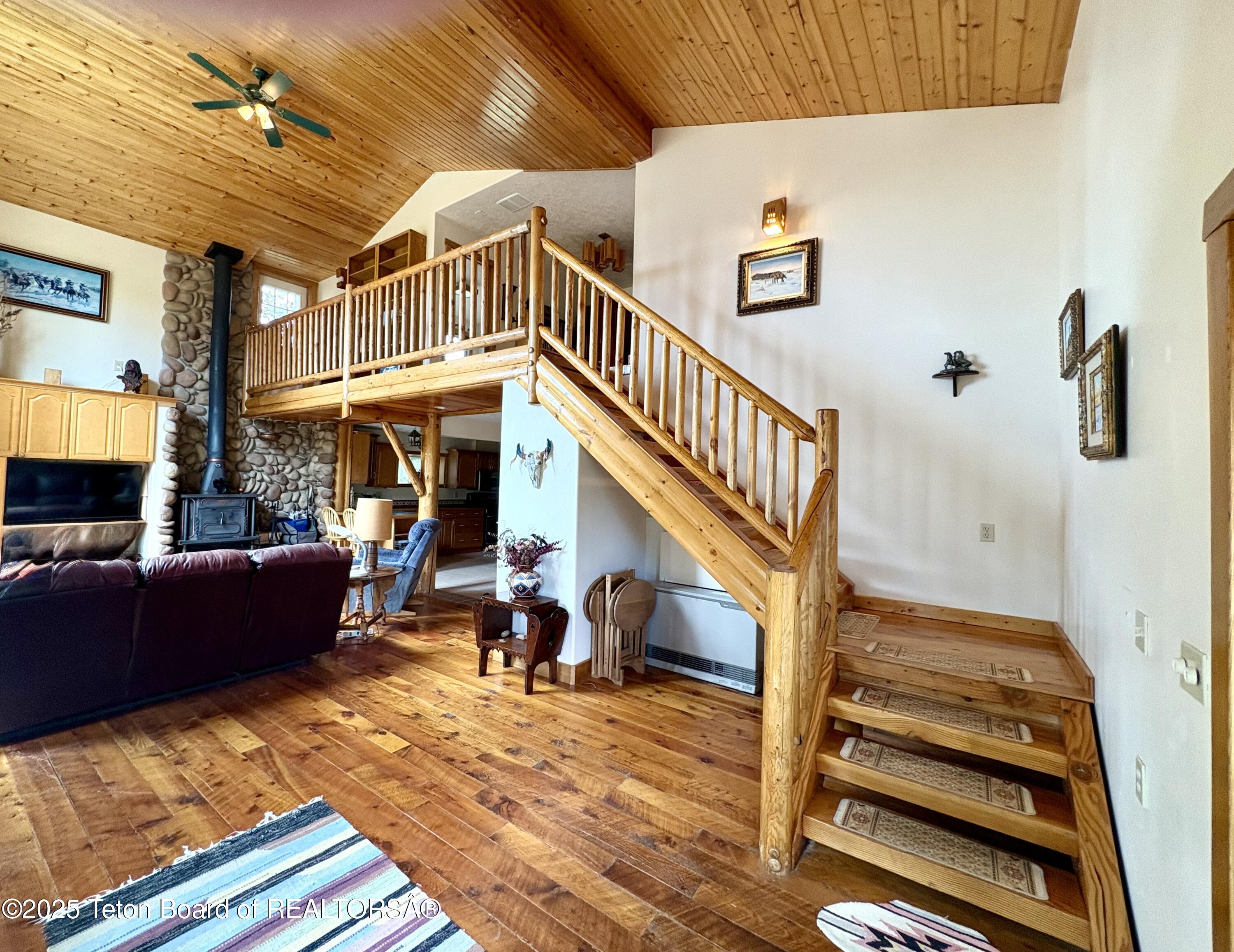 189 Choke Cherry Lane Irwin, ID 83428 - Photo 31 of 64 Beautiful Staircase