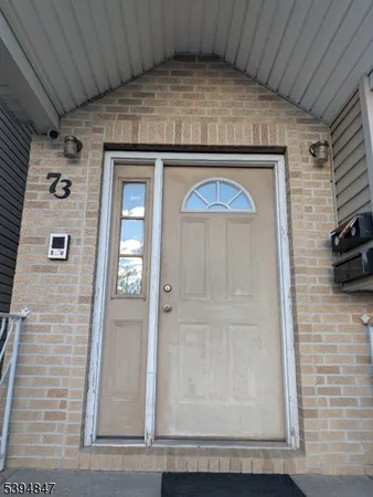 a view of front door of house
