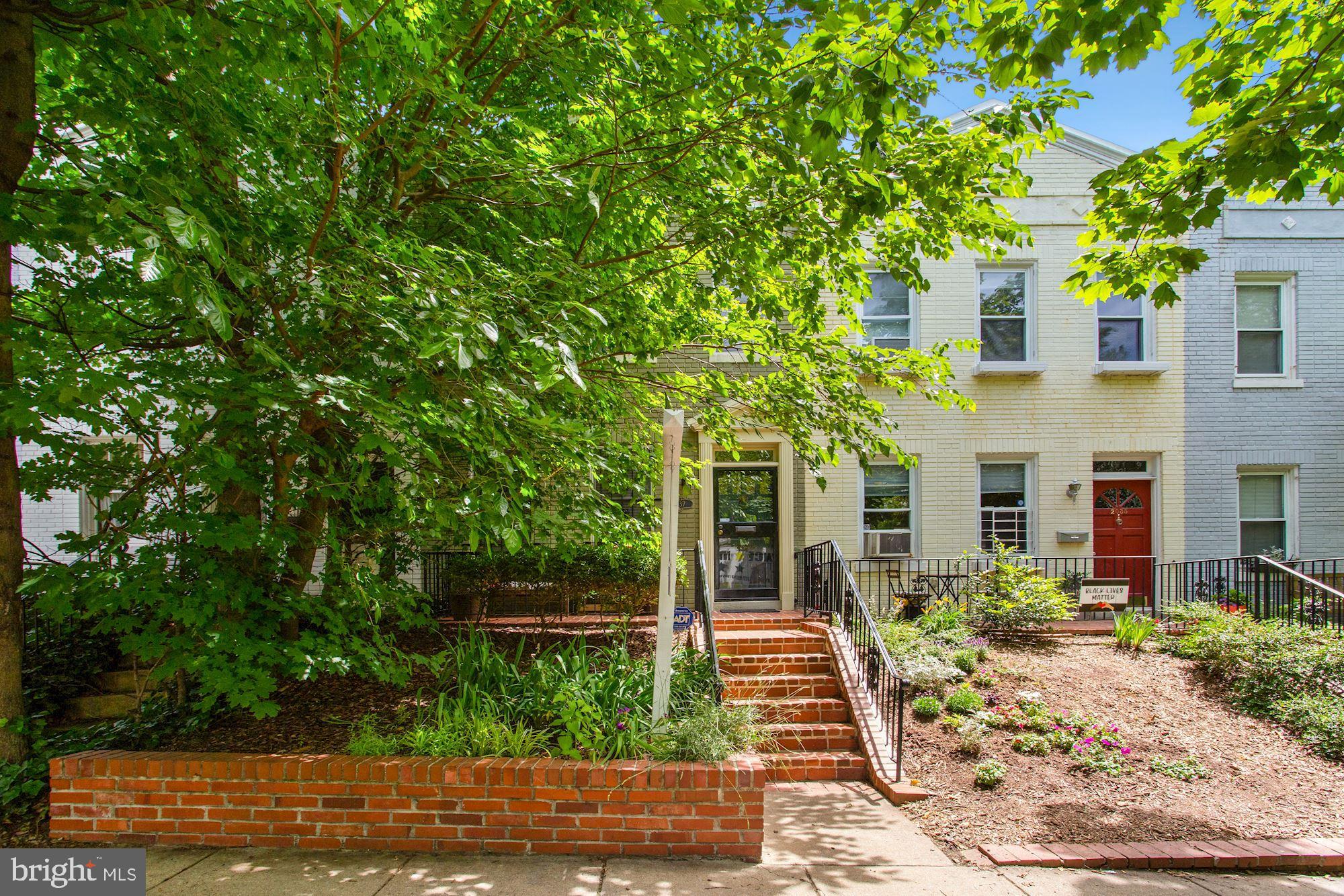 2037 37th Street, (house with the black door)
