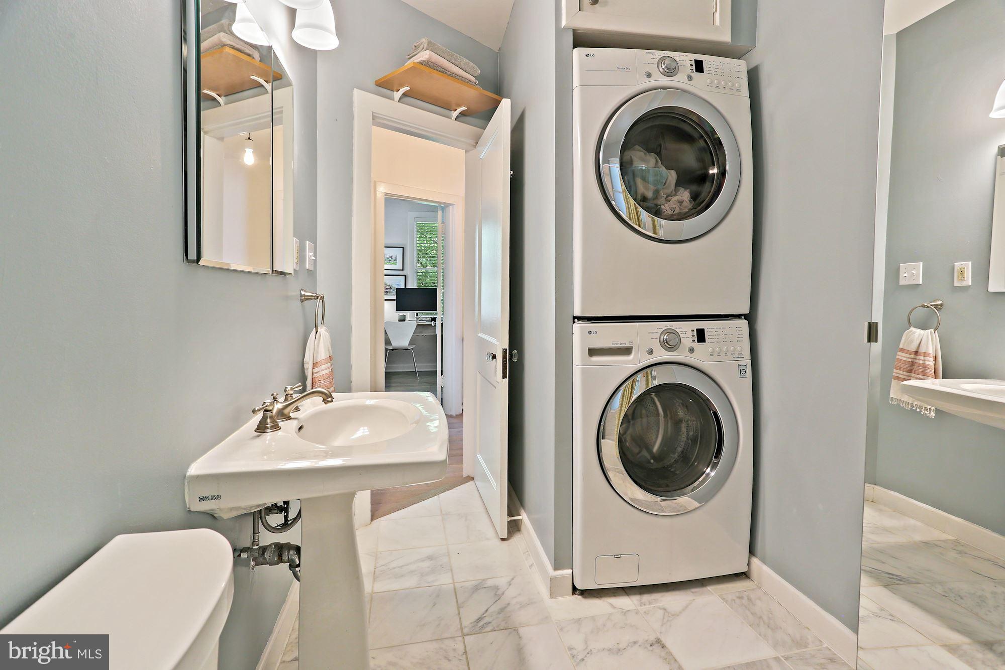 2037 37th Street Northwest Washington, DC 20007 - Photo 27 of 31 Upper level washer/dryer