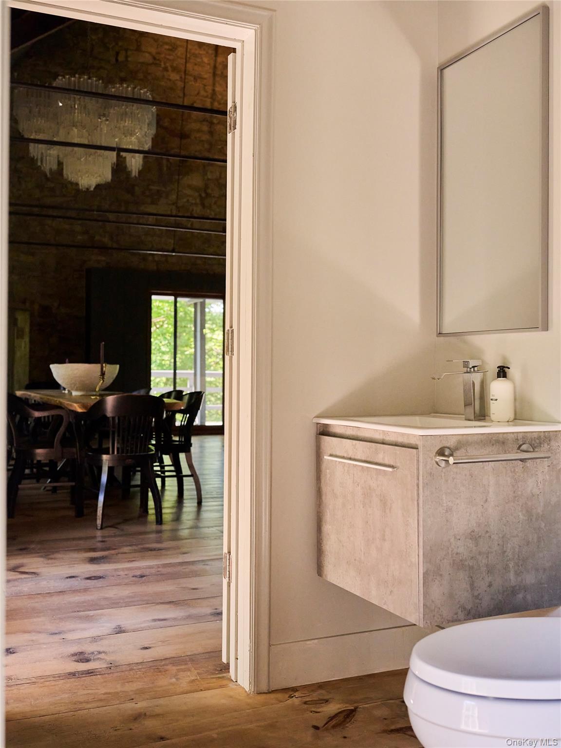 1883 Highway 213 Rifton, NY 12471 - Photo 35 of 48 Bathroom featuring vanity and hardwood / wood-style flooring