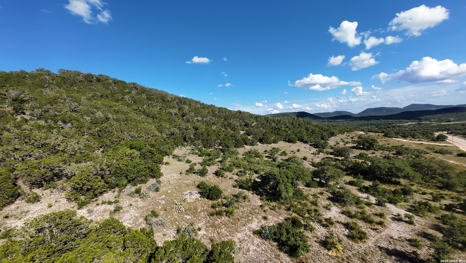 a view of a big yard