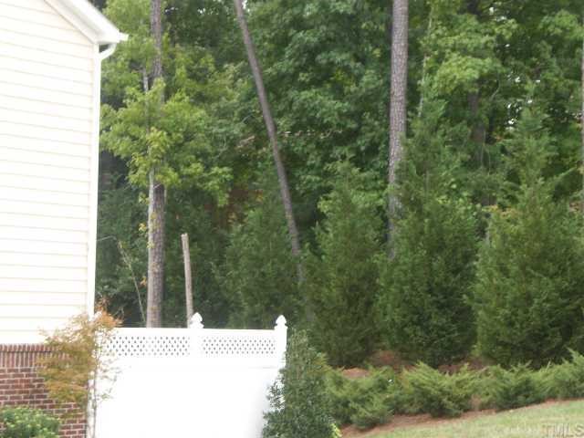 4433 Sugarbend Way Raleigh, NC 27606 - Photo 12 of 12 wooded rear of property. Great privacy