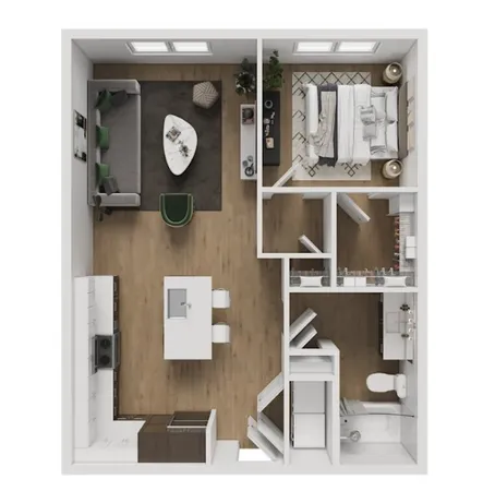 a picture of a bathroom with a sink and a mirror