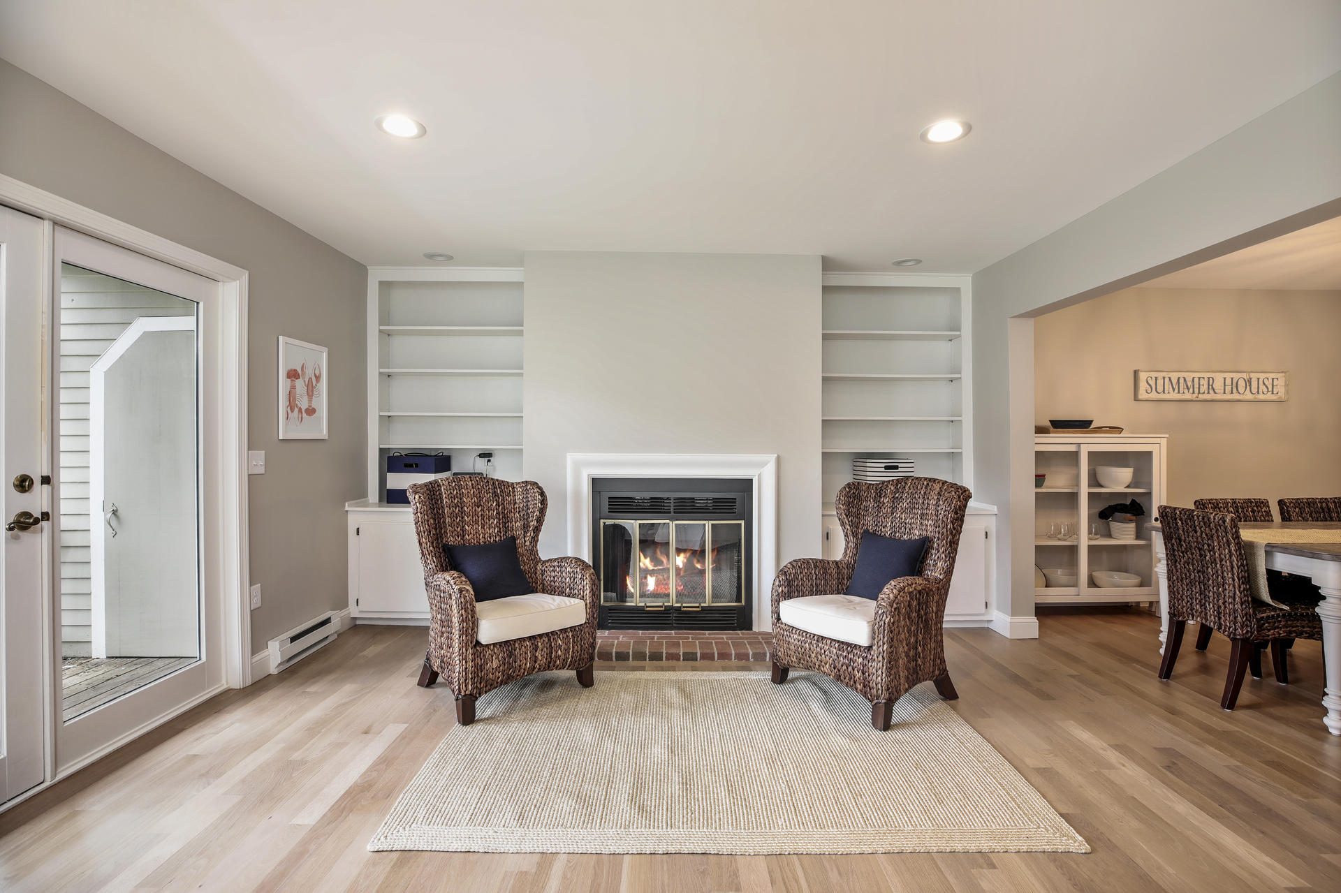 239 Sea Road, Unit 33 Kennebunk, ME 04043 - Photo 9 of 29 Living Room with fireplace