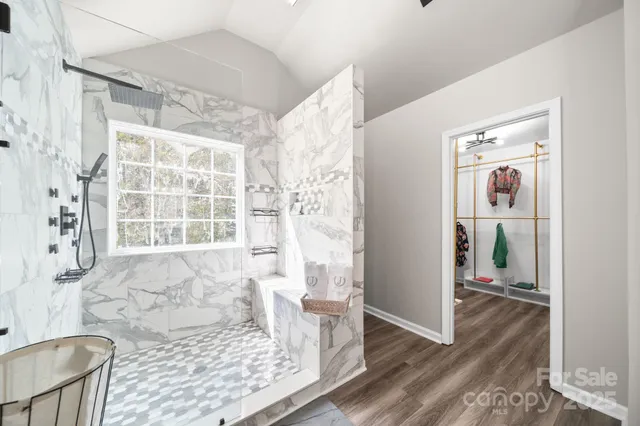 wooden floor in a gallery with wooden floor