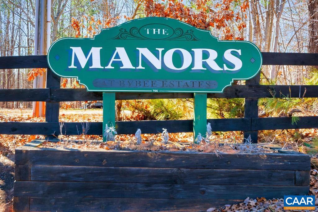 a view of a sign board