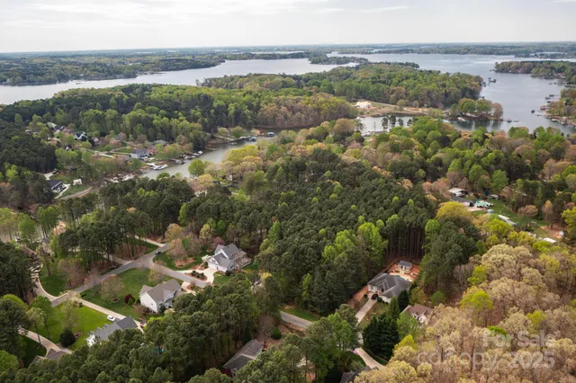 a view of lake with mountain