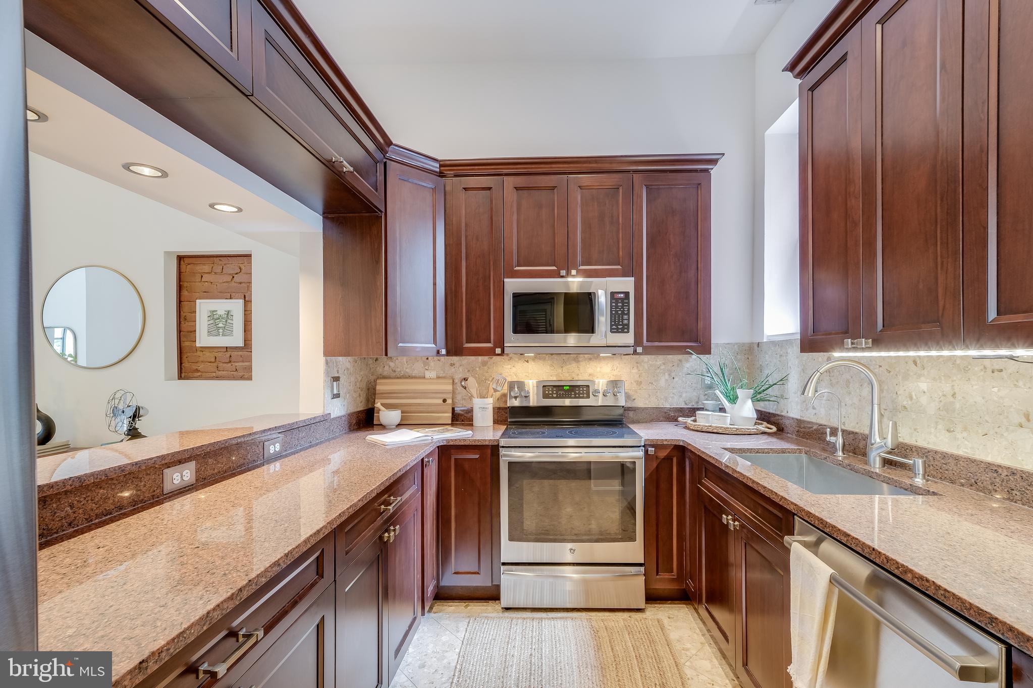 1326 R Street Northwest, Unit 2 Washington, DC 20009 - Photo 7 of 15 Fabulous kitchen with stainless steel appliances