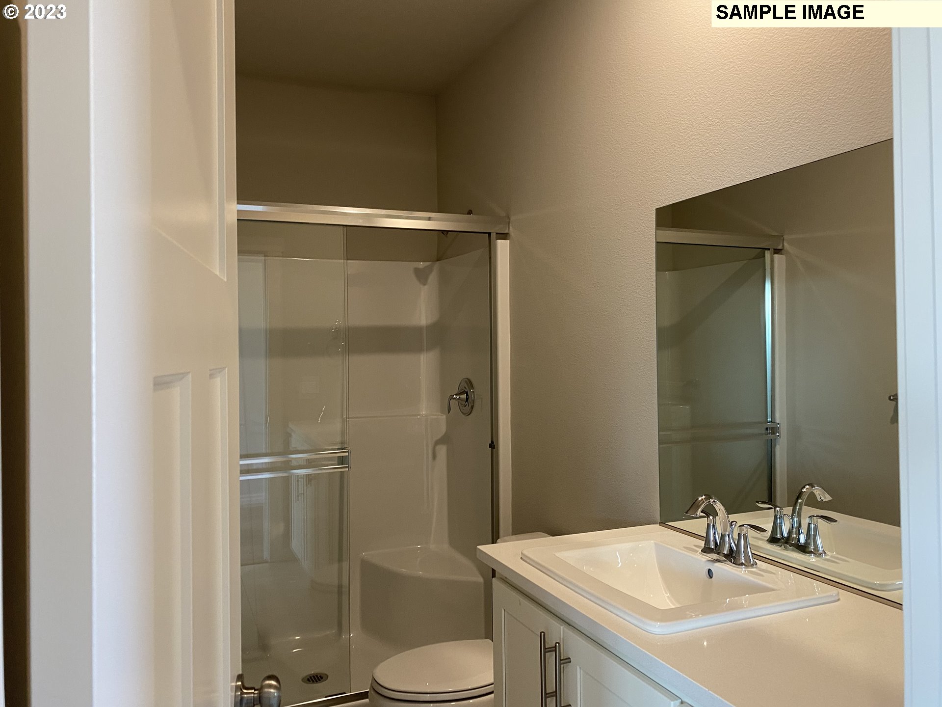 1020 Marie Street Mount Angel, OR 97362 - Photo 10 of 15 a bathroom with a sink toilet and shower