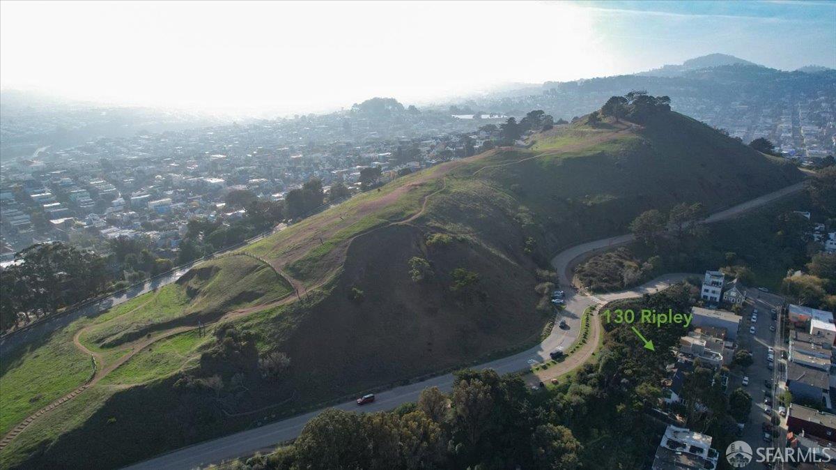 130 Ripley Street San Francisco, CA 94110 - Photo 61 of 69 an aerial view of residential house with outdoor space
