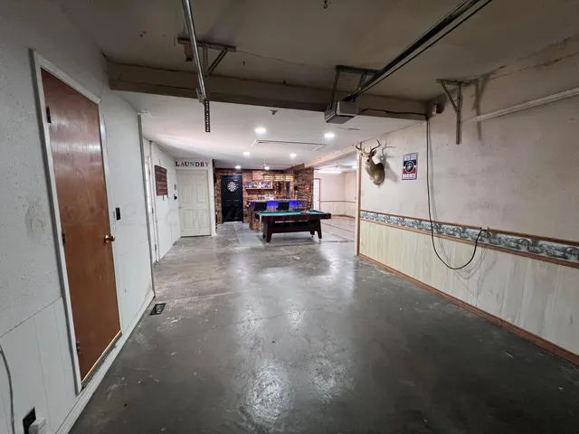 a view of storage and utility room