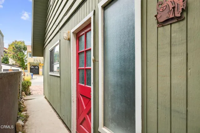 a bird view of a house