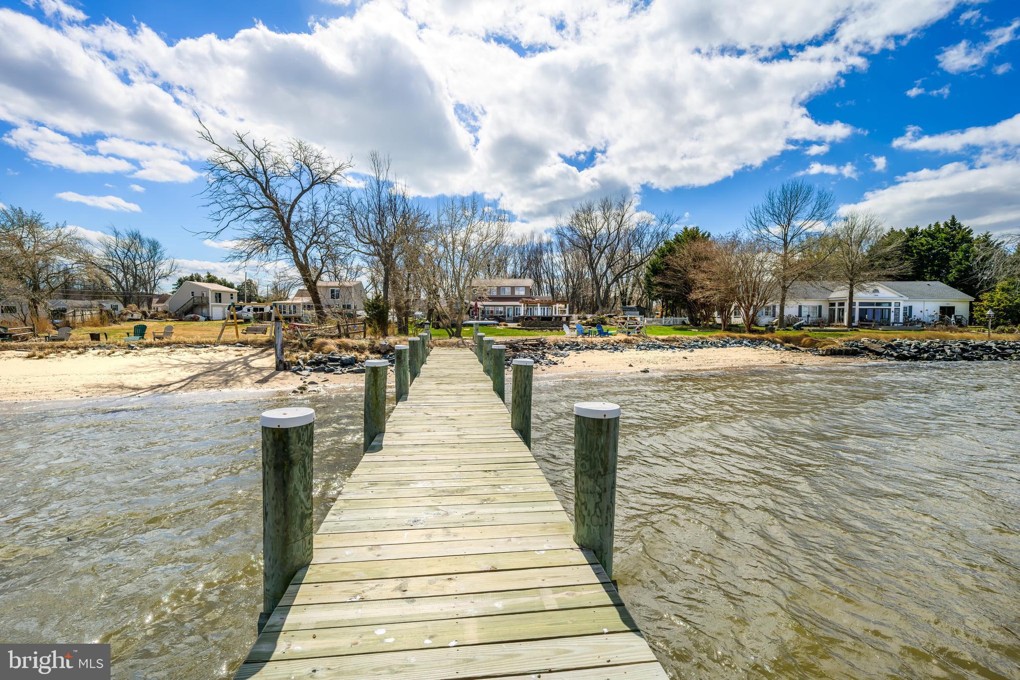 110 Perrys Road Grasonville, MD 21638 - Photo 65 of 68 View of property looking back from pier