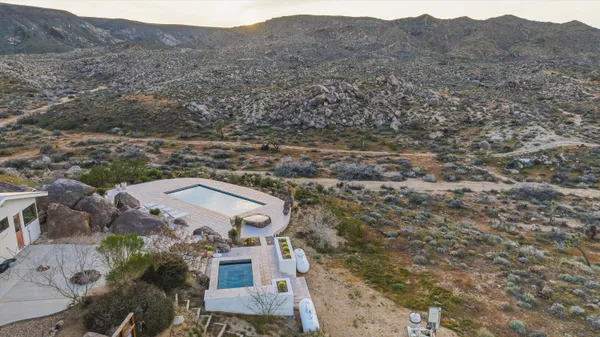 a view of a house with a patio