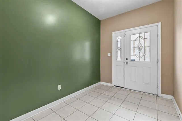 a view of an empty room