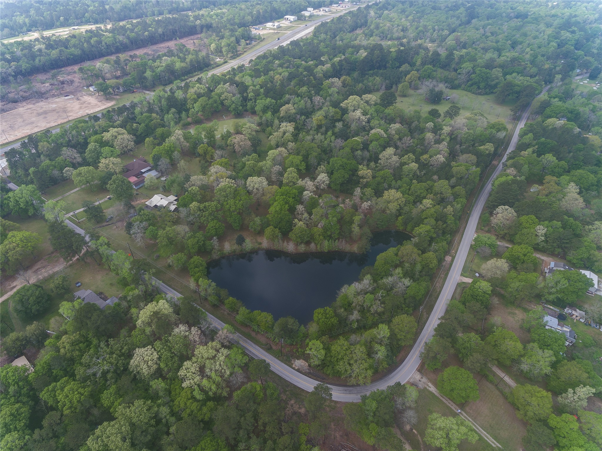 Tbd Tbd Firetower Road Conroe, TX 77306 - Photo 13 of 23 a view of a forest with a tree