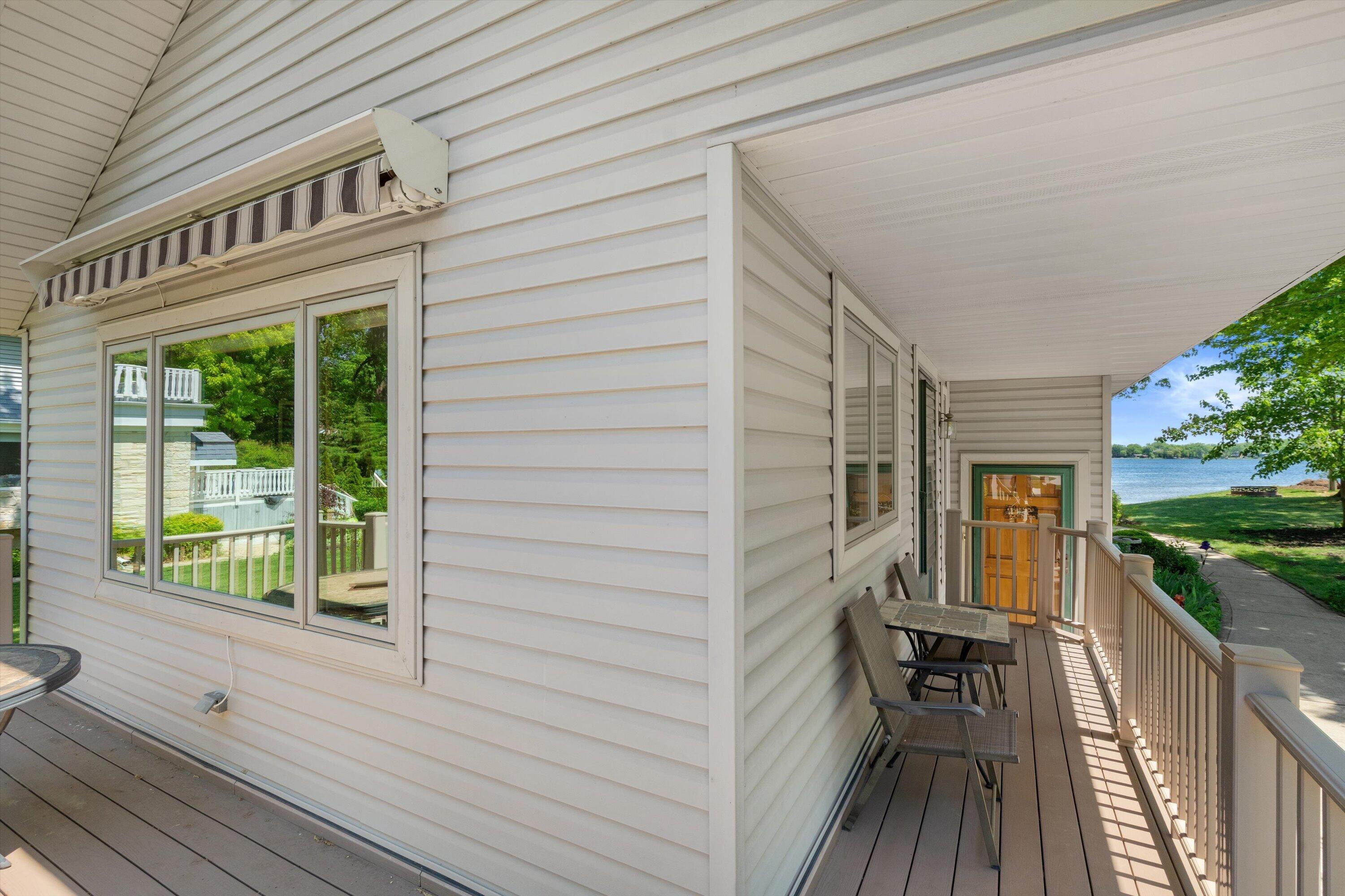 7301 West Wind Lake Road Norway, WI 53185 - Photo 49 of 58 Covered Composite Deck