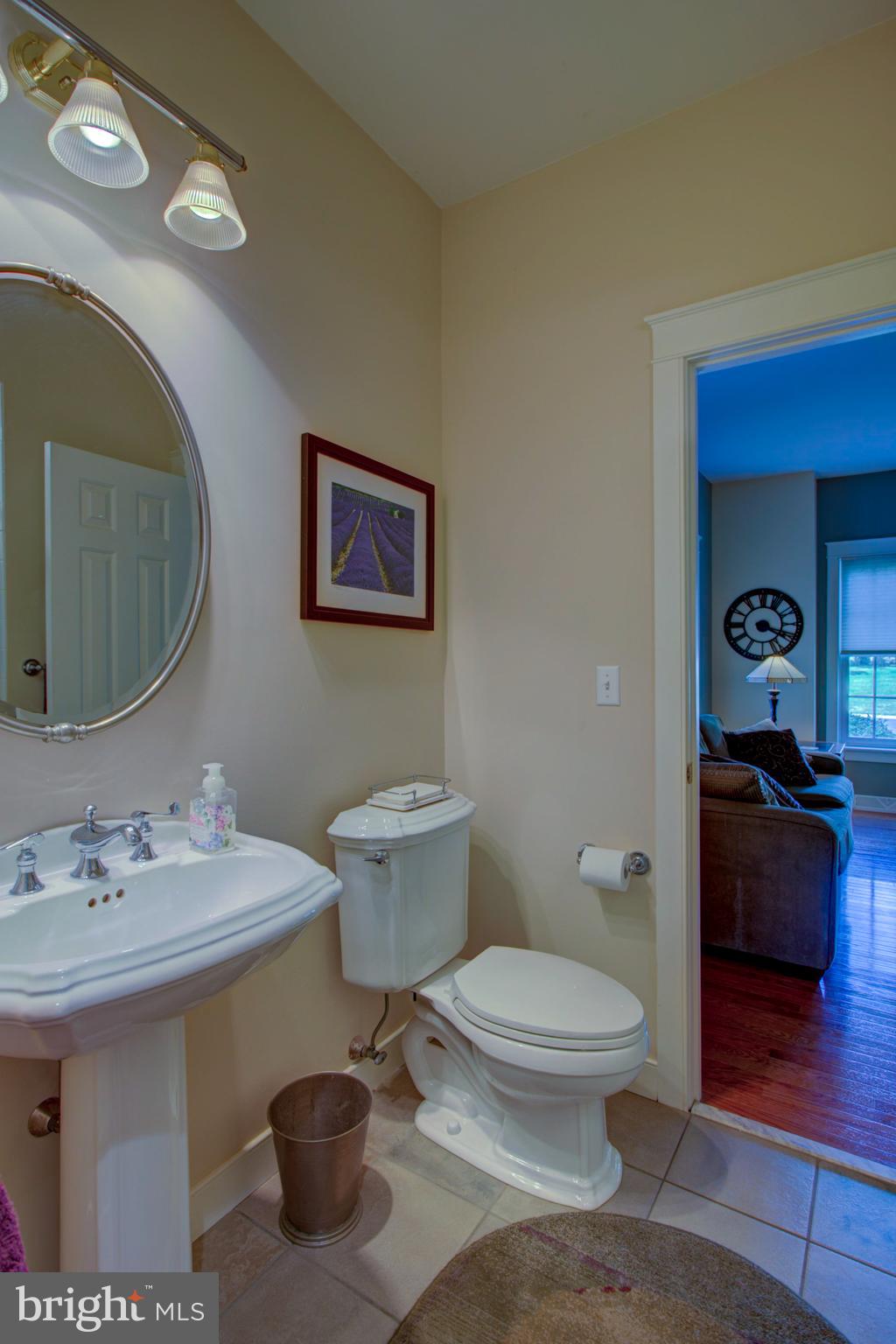 382 Rumford Road Lititz, PA 17543 - Photo 9 of 63 a bathroom with a toilet a sink and mirror
