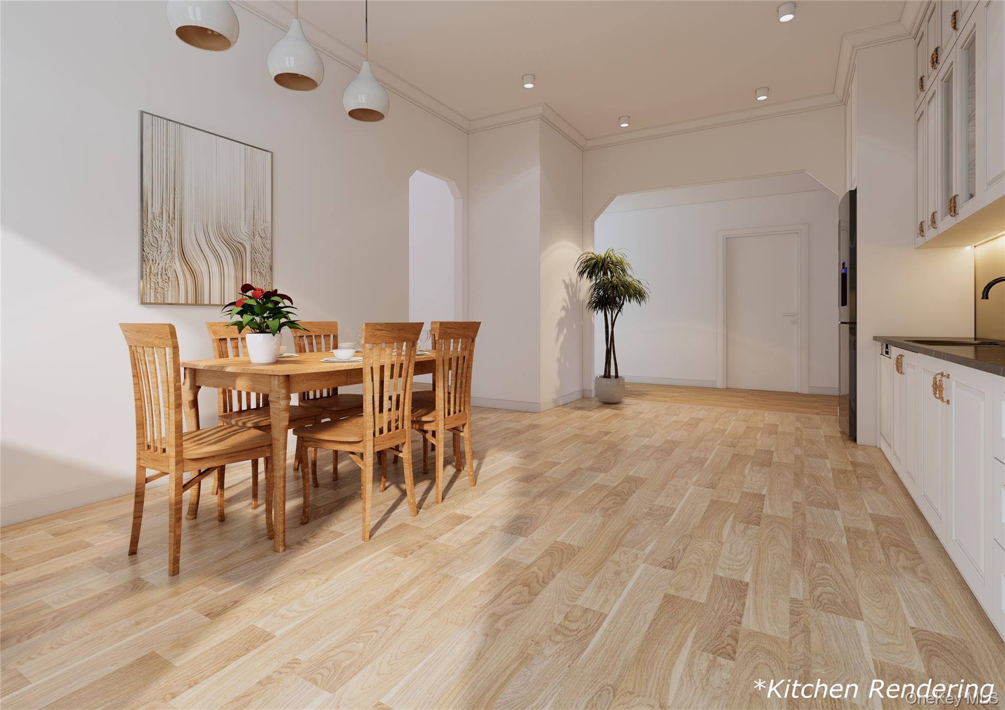 146 Awixa Avenue Bay Shore, NY 11706 - Photo 18 of 40 Kitchen Rendering