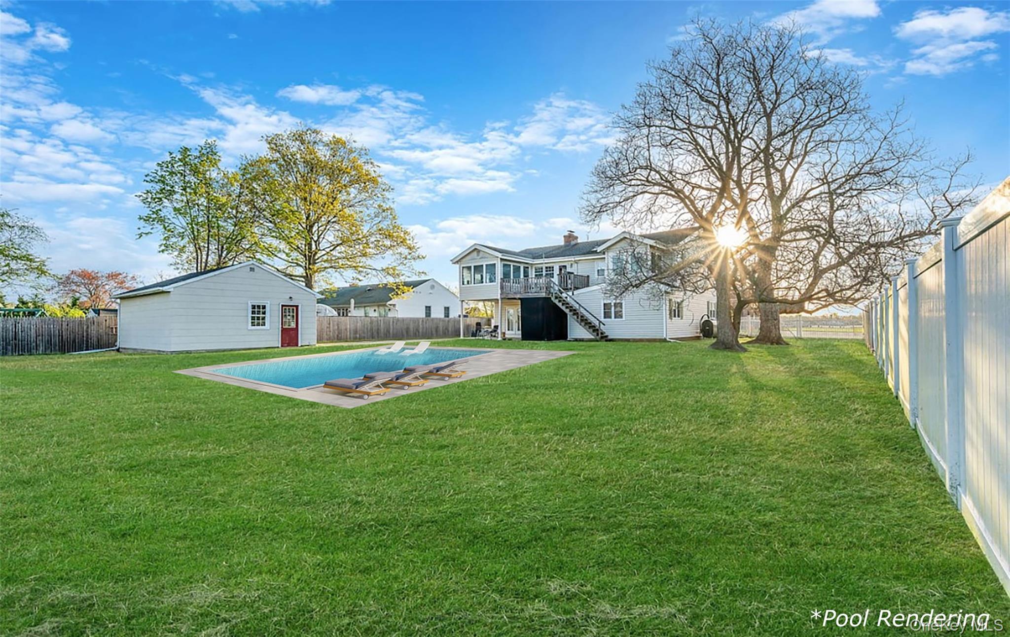 146 Awixa Avenue Bay Shore, NY 11706 - Photo 37 of 40 Pool Rendering