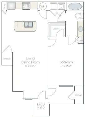 $1,149 | 8515 Interstate 35, Unit 17131, Austin, TX 78744