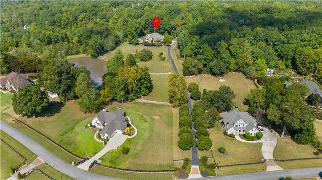 a view of a bench in a park