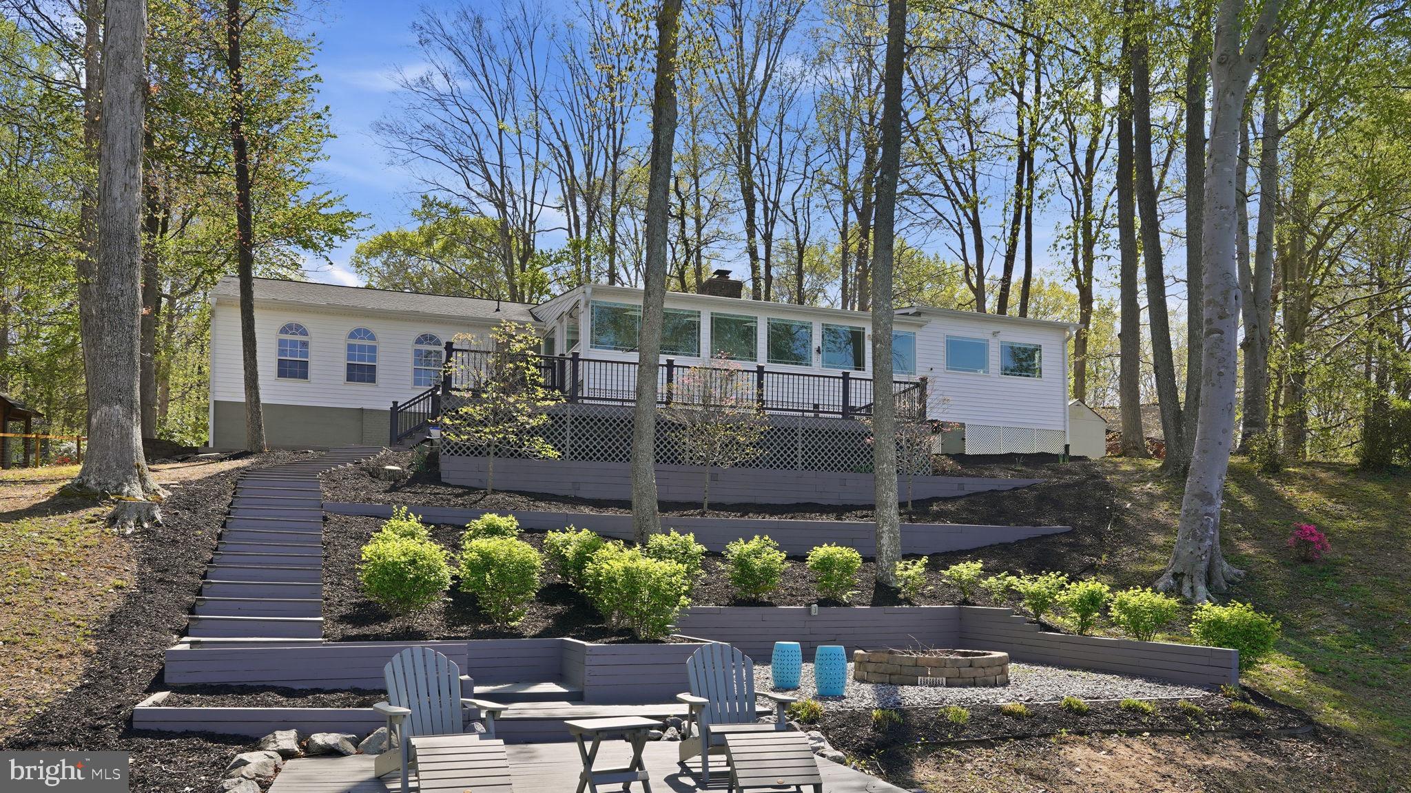 5 Jason Circle Ruther Glen, VA 22546 - Photo 2 of 40 Backyard, deck, and dock