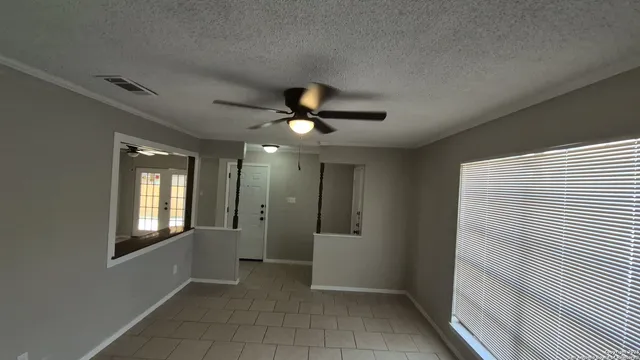 a view of an empty room